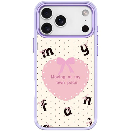 White Heart Pattern Magnetic Phone Case, For iPhone 17 Pro Max, For iPhone 17 Pro, For iPhone 17, For iPhone Air