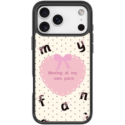 White Heart Pattern Magnetic Phone Case, For iPhone 17 Pro Max, For iPhone 17 Pro, For iPhone 17, For iPhone Air