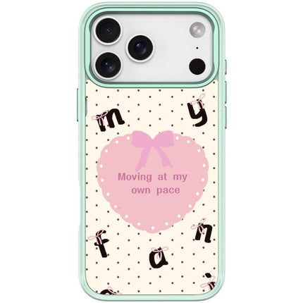 White Heart Pattern Magnetic Phone Case, For iPhone 17 Pro Max, For iPhone 17 Pro, For iPhone 17, For iPhone Air