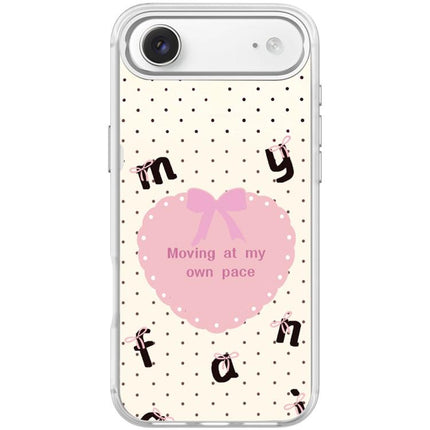 White Heart Pattern Magnetic Phone Case, For iPhone 17 Pro Max, For iPhone 17 Pro, For iPhone 17, For iPhone Air