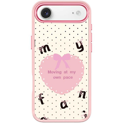 White Heart Pattern Magnetic Phone Case, For iPhone 17 Pro Max, For iPhone 17 Pro, For iPhone 17, For iPhone Air