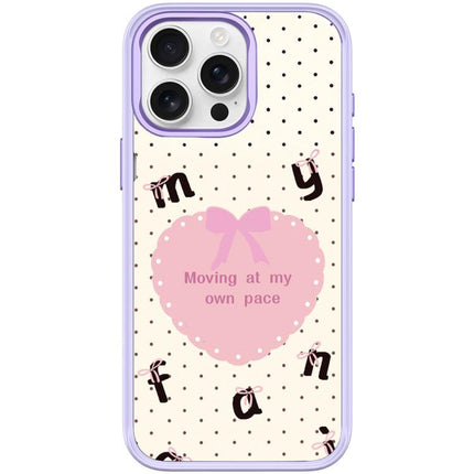 White Heart Pattern Magnetic Phone Case, For iPhone 15 Pro Max, For iPhone 15 Pro