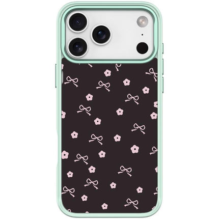 Bow Flower Pattern Magnetic Phone Case, For iPhone 17 Pro Max, For iPhone 17 Pro, For iPhone 17, For iPhone Air