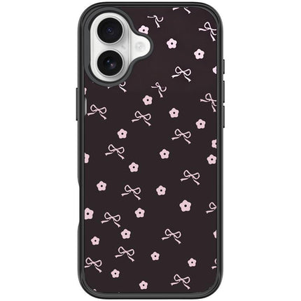 Bow Flower Pattern Magnetic Phone Case, For iPhone 17 Pro Max, For iPhone 17 Pro, For iPhone 17, For iPhone Air