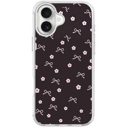 Bow Flower Pattern Magnetic Phone Case, For iPhone 17 Pro Max, For iPhone 17 Pro, For iPhone 17, For iPhone Air