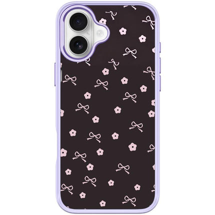 Bow Flower Pattern Magnetic Phone Case, For iPhone 17 Pro Max, For iPhone 17 Pro, For iPhone 17, For iPhone Air