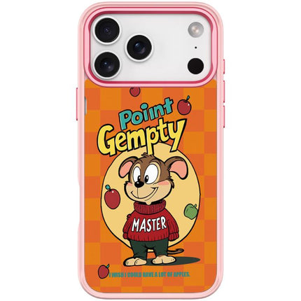 Red Green Apple Dog Pattern Magnetic Phone Case, For iPhone 17 Pro Max, For iPhone 17 Pro, For iPhone 17, For iPhone Air