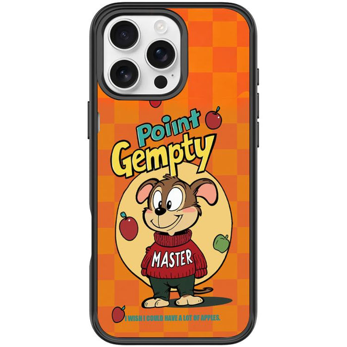 Red Green Apple Dog Pattern Magnetic Phone Case, For iPhone 16 Pro Max, For iPhone 16 Pro, For iPhone 16 Plus, For iPhone 16