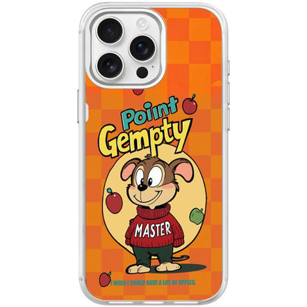 Red Green Apple Dog Pattern Magnetic Phone Case, For iPhone 15 Pro Max, For iPhone 15 Pro
