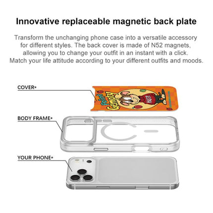 Red Green Apple Dog Pattern Magnetic Phone Case, For iPhone 17 Pro Max, For iPhone 17 Pro, For iPhone 17, For iPhone Air