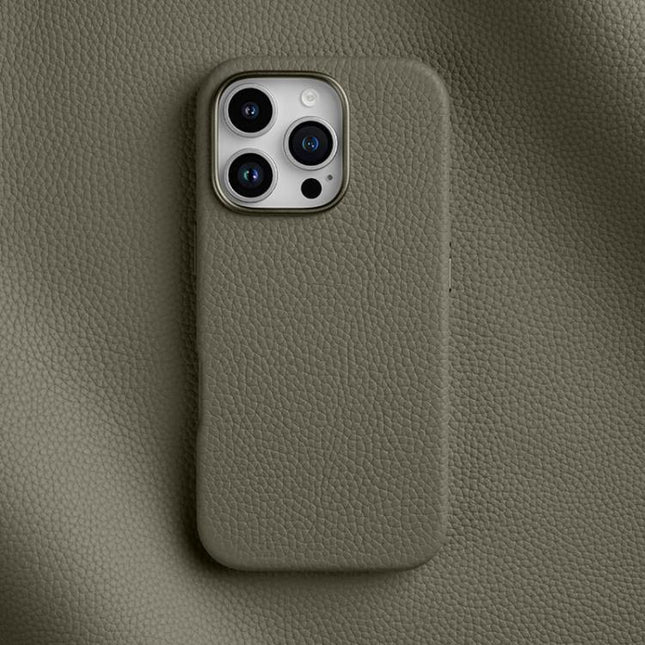 melkco Litchi Texture Magnetic Full Coverage Genuine Leather Phone Case, For iPhone 16 Pro Max, For iPhone 16 Pro, For iPhone 16 Plus