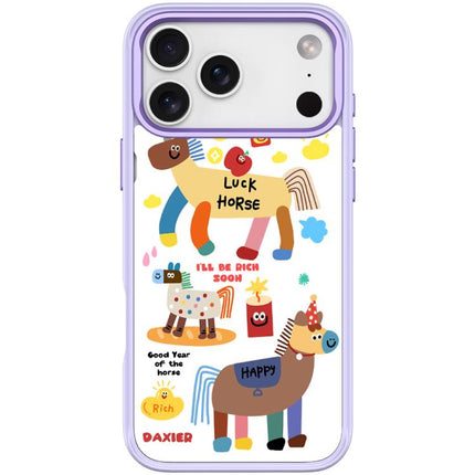 Get Rich Immediately Pattern Magnetic Phone Case, For iPhone 17 Pro Max, For iPhone 17 Pro, For iPhone 17, For iPhone Air