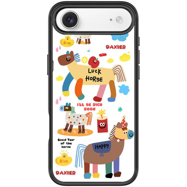 Get Rich Immediately Pattern Magnetic Phone Case, For iPhone 17 Pro Max, For iPhone 17 Pro, For iPhone 17, For iPhone Air