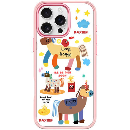 Get Rich Immediately Pattern Magnetic Phone Case, For iPhone 16 Pro Max, For iPhone 16 Pro, For iPhone 16 Plus, For iPhone 16