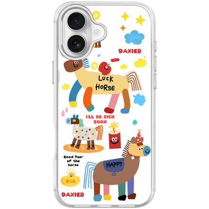 Get Rich Immediately Pattern Magnetic Phone Case, For iPhone 16 Pro Max, For iPhone 16 Pro, For iPhone 16 Plus, For iPhone 16