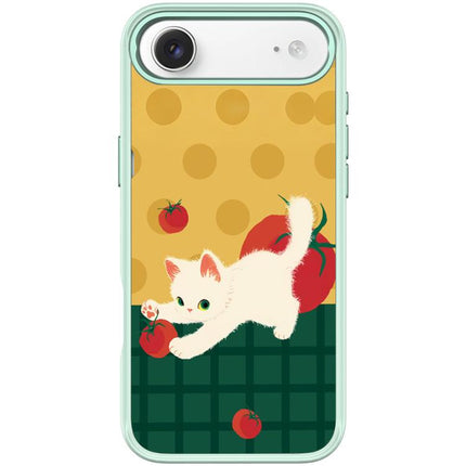 Tomato Cat Pattern Magnetic Phone Case, For iPhone 17 Pro Max, For iPhone 17 Pro, For iPhone 17, For iPhone Air