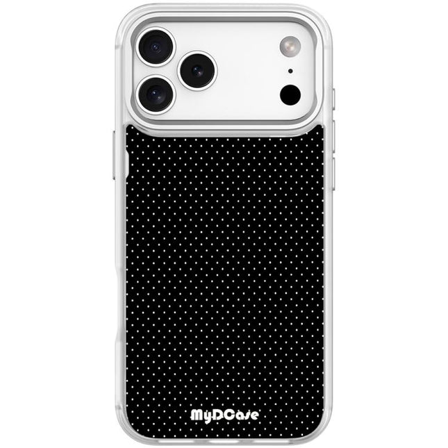 Black Dots Pattern Magnetic Phone Case, For iPhone 17 Pro Max, For iPhone 17 Pro, For iPhone 17, For iPhone Air