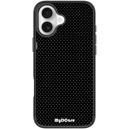 Black Dots Pattern Magnetic Phone Case, For iPhone 17 Pro Max, For iPhone 17 Pro, For iPhone 17, For iPhone Air