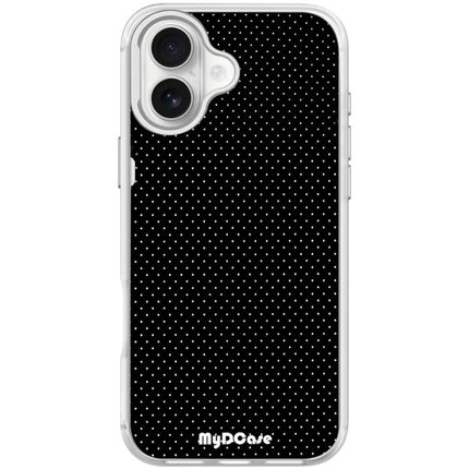 Black Dots Pattern Magnetic Phone Case, For iPhone 17 Pro Max, For iPhone 17 Pro, For iPhone 17, For iPhone Air
