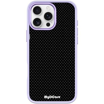 Black Dots Pattern Magnetic Phone Case, For iPhone 16 Pro Max, For iPhone 16 Pro, For iPhone 16 Plus, For iPhone 16