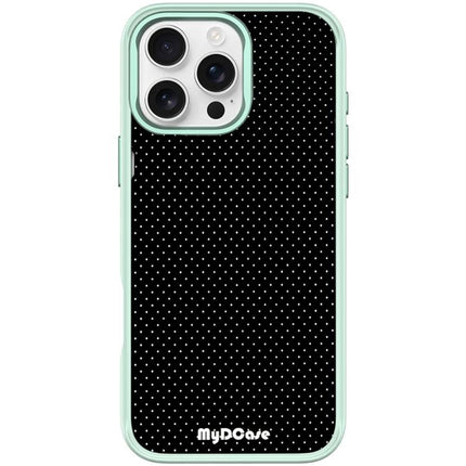 Black Dots Pattern Magnetic Phone Case, For iPhone 16 Pro Max, For iPhone 16 Pro, For iPhone 16 Plus, For iPhone 16