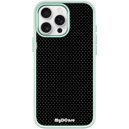 Black Dots Pattern Magnetic Phone Case, For iPhone 15 Pro Max, For iPhone 15 Pro