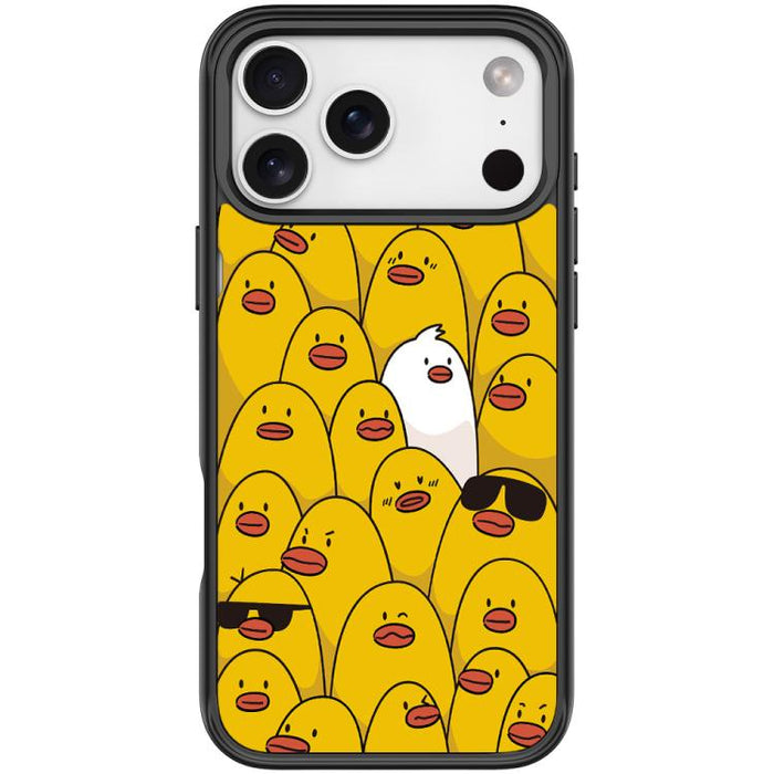 Yellow Duck Pattern Magnetic Phone Case, For iPhone 17 Pro Max, For iPhone 17 Pro, For iPhone 17, For iPhone Air