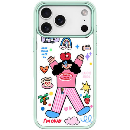 Apple Little Girl Pattern Magnetic Phone Case, For iPhone 17 Pro Max, For iPhone 17 Pro, For iPhone 17, For iPhone Air