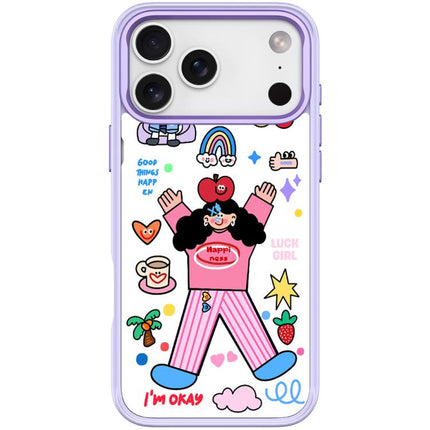 Apple Little Girl Pattern Magnetic Phone Case, For iPhone 17 Pro Max, For iPhone 17 Pro, For iPhone 17, For iPhone Air