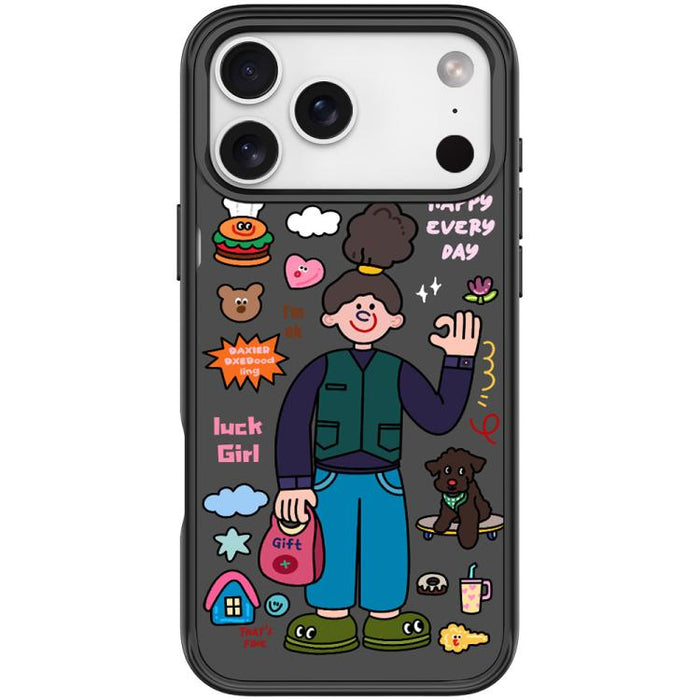American Girl Pattern Magnetic Phone Case, For iPhone 17 Pro Max, For iPhone 17 Pro, For iPhone 17, For iPhone Air