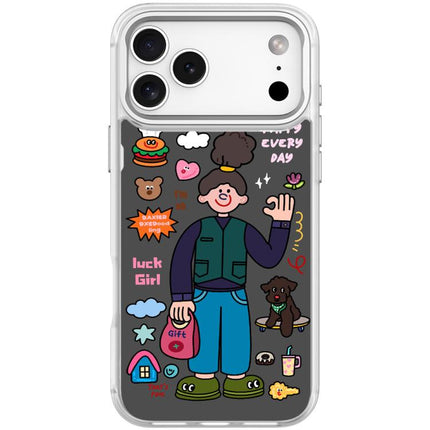American Girl Pattern Magnetic Phone Case, For iPhone 17 Pro Max, For iPhone 17 Pro, For iPhone 17, For iPhone Air