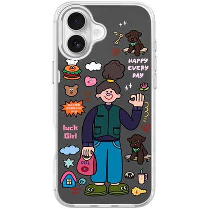 American Girl Pattern Magnetic Phone Case, For iPhone 17 Pro Max, For iPhone 17 Pro, For iPhone 17, For iPhone Air