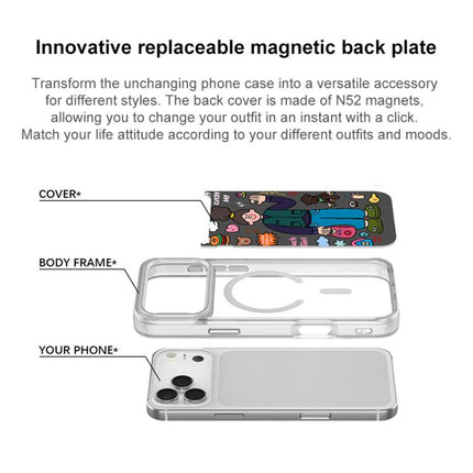 American Girl Pattern Magnetic Phone Case, For iPhone 17 Pro Max, For iPhone 17 Pro, For iPhone 17, For iPhone Air