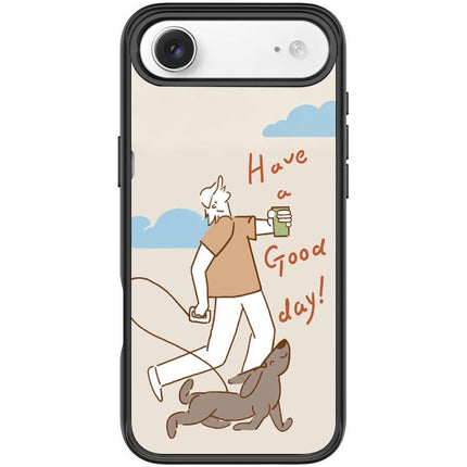 Walking Dog Pattern Magnetic Phone Case, For iPhone 17 Pro Max, For iPhone 17 Pro, For iPhone 17, For iPhone Air