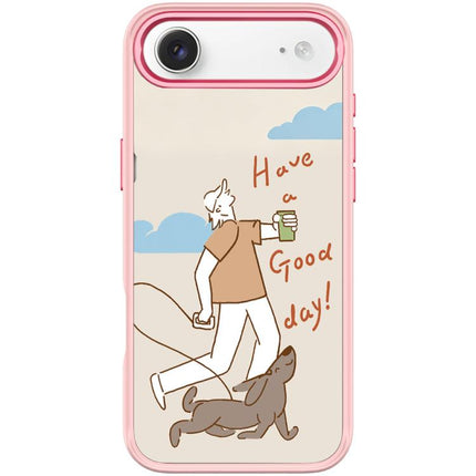 Walking Dog Pattern Magnetic Phone Case, For iPhone 17 Pro Max, For iPhone 17 Pro, For iPhone 17, For iPhone Air