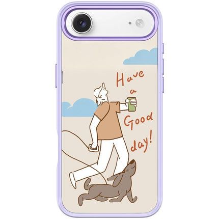 Walking Dog Pattern Magnetic Phone Case, For iPhone 17 Pro Max, For iPhone 17 Pro, For iPhone 17, For iPhone Air