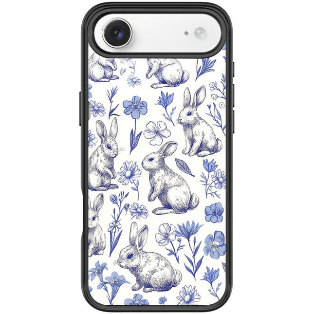 Adorable Sketch Rabbit Pattern Magnetic Phone Case, For iPhone 17 Pro Max, For iPhone 17 Pro, For iPhone 17, For iPhone Air