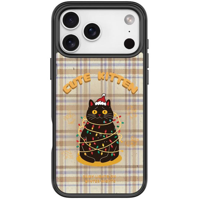 Christmas Cat Pattern Magnetic Phone Case, For iPhone 17 Pro Max, For iPhone 17 Pro, For iPhone 17, For iPhone Air