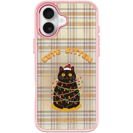 Christmas Cat Pattern Magnetic Phone Case, For iPhone 17 Pro Max, For iPhone 17 Pro, For iPhone 17, For iPhone Air