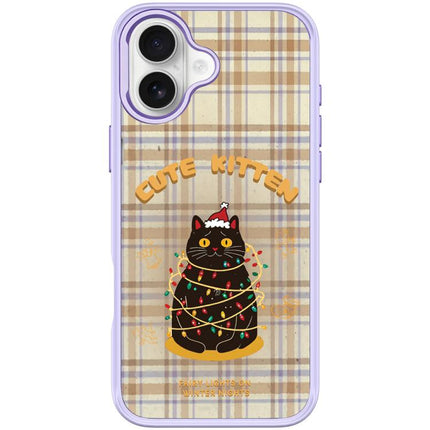 Christmas Cat Pattern Magnetic Phone Case, For iPhone 17 Pro Max, For iPhone 17 Pro, For iPhone 17, For iPhone Air