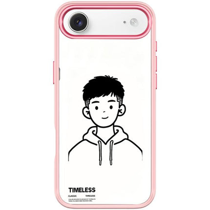Sketch Hooded Boy Pattern Magnetic Phone Case, For iPhone 17 Pro Max, For iPhone 17 Pro, For iPhone 17, For iPhone Air