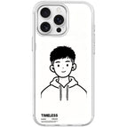 For iPhone 15 Pro / Transparent White