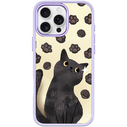 Adorable Cat Claw Pattern Magnetic Phone Case, For iPhone 16 Pro Max, For iPhone 16 Pro, For iPhone 16 Plus, For iPhone 16