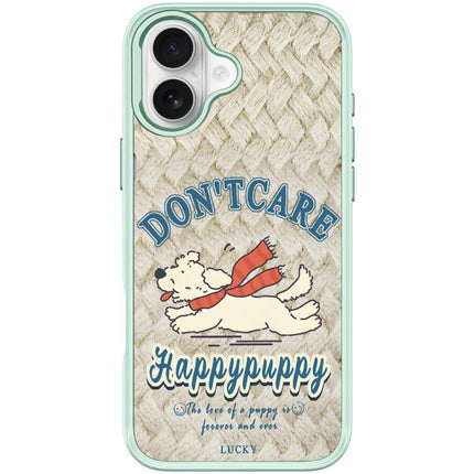 Adorable Happy Puppy Pattern Magnetic Phone Case, For iPhone 17 Pro Max, For iPhone 17 Pro, For iPhone 17, For iPhone Air