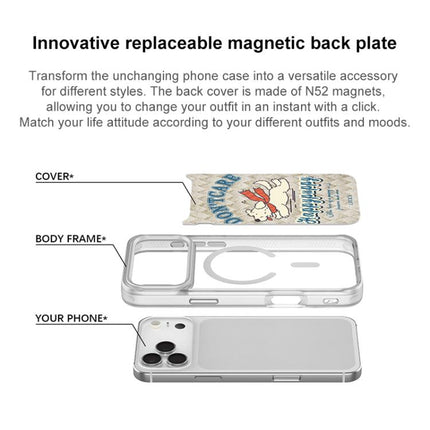 Adorable Happy Puppy Pattern Magnetic Phone Case, For iPhone 17 Pro Max, For iPhone 17 Pro, For iPhone 17, For iPhone Air