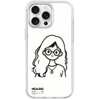 For iPhone 15 Pro Max / Transparent White