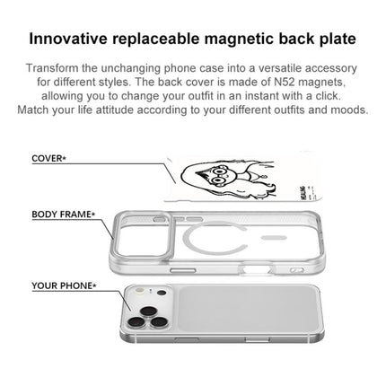 Sketch Quiet Girl Pattern Magnetic Phone Case, For iPhone 17 Pro Max, For iPhone 17 Pro, For iPhone 17, For iPhone Air