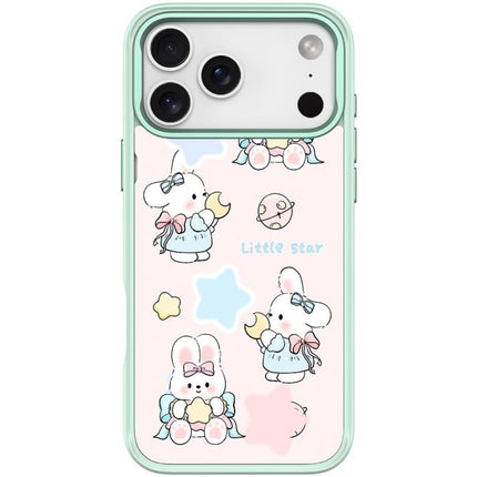 Adorable Rabbit and Little Star Pattern Magnetic Phone Case, For iPhone 17 Pro Max, For iPhone 17 Pro, For iPhone 17, For iPhone Air