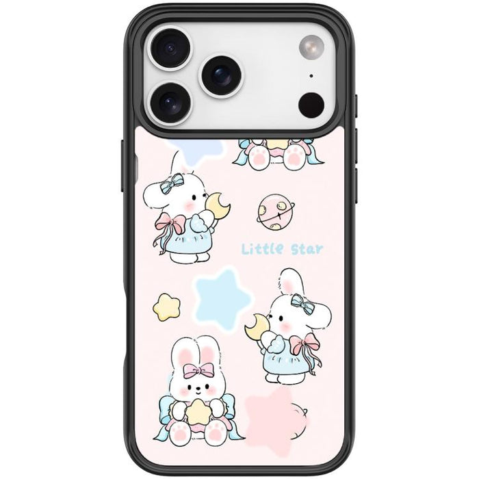 Adorable Rabbit and Little Star Pattern Magnetic Phone Case, For iPhone 17 Pro Max, For iPhone 17 Pro, For iPhone 17, For iPhone Air