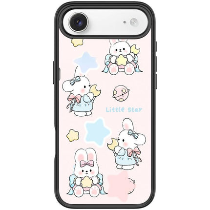 Adorable Rabbit and Little Star Pattern Magnetic Phone Case, For iPhone 17 Pro Max, For iPhone 17 Pro, For iPhone 17, For iPhone Air